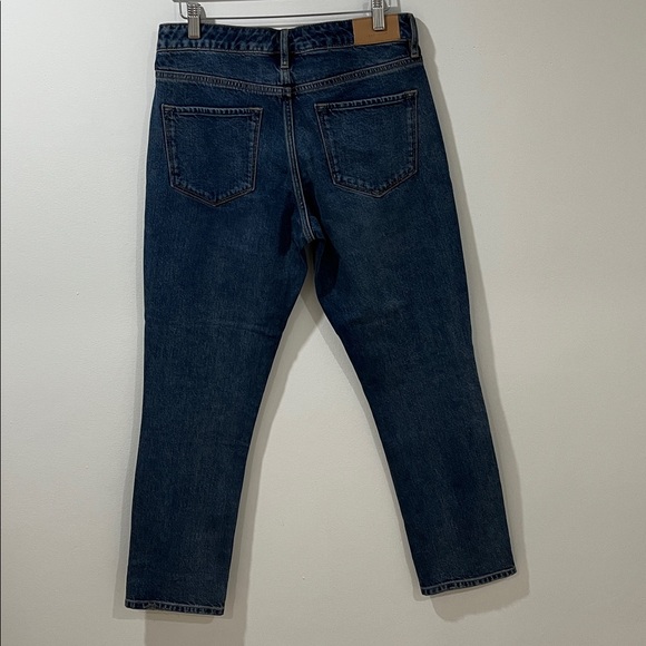 NWT Dear John Denim Women’s Straight Leg Jeans 27 Blaire Dark Blue Wash Mid Rise - Picture 6 of 8